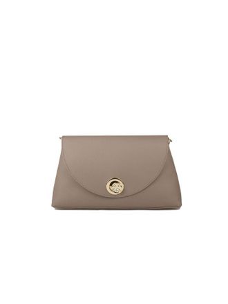 Coccinelle Schoudertas Warm Taupe/Rosette