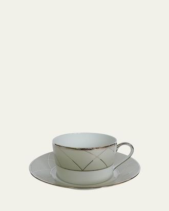 Haviland Clair de Luna Arch Teacup Set