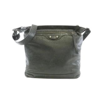 Balenciaga Pre-owned Shoulder Bags, female, Green, Size: ONE SIZE Pre-owned The Day Lamb Shoulder Bag