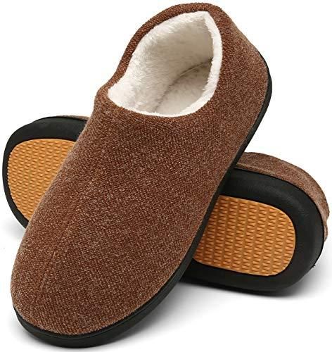 Mishansha Chaussons Homme Hiver Pantoufles Homme Confortable