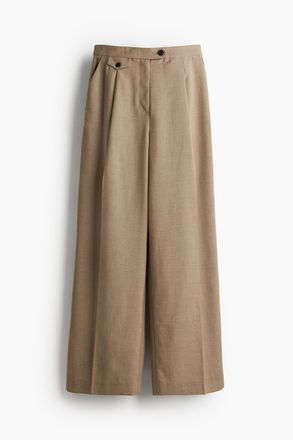 H&M Hose mit B&uuml;gelfalten - Beige