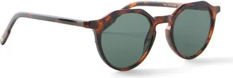 Cotton On Mens The Sundown Sunglasses in Dark Tort Dark Green at Nordstrom