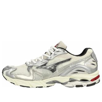Mizuno Wave Rider 10 White Black Rythmic Red D1GA243111