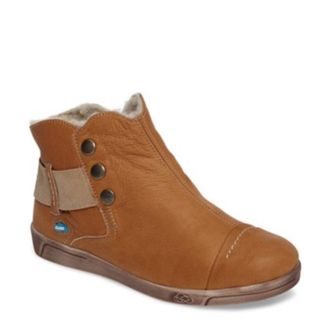 Cloud Womens Cloud Footwear Aline Boots Brown Leather Ankle Bootie HAWK2011