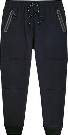 Moncler Logo-appliqu&eacute;d Stretch-jersey Sweatpants - Navy - M