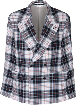 Comme Des Gar&ccedil;ons Wollen Cape - Heren - Business blazers - Wit - M - Wol - Kostuums