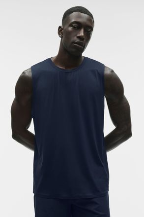 Alo | Idol Muscle Tank Top in Navy, Size: Medium