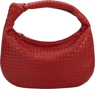 Melie Bianco Brigitte Large Shoulder Bag In Red