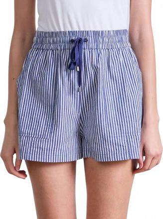 Apiece Apart Womens Surf Short In Skinny Stripes