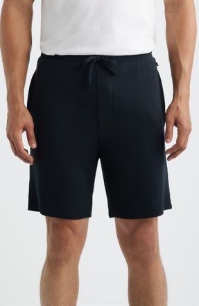 BOSS Ribbed Pajama Shorts in Black at Nordstrom, Size Xx-Large