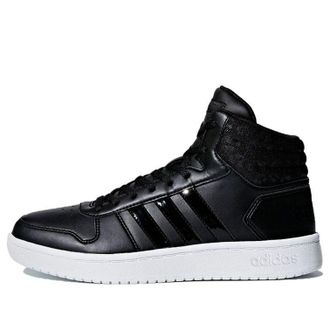adidas (WMNS) adidas Hoops 2.0 Mid Black White DB1226