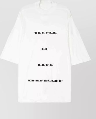 Rick Owens tommy graphic crew neck short sleeve t-shirt