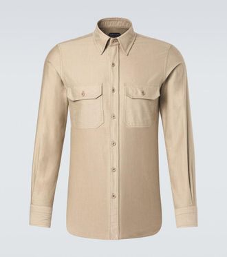 Tom Ford Cotton moleskin shirt