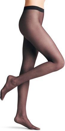 Falke Body Chain Sheer Tights in Black at Nordstrom, Size X-Large