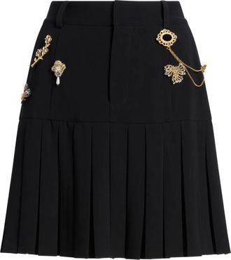 Cinq &agrave; Sept Minigonna plissettata - Nero