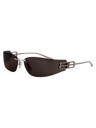 Balenciaga BB0484S Metal Frame Sunglasses - Grey