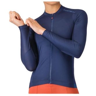 Castelli Espresso 2 Long Sleeve Jersey Velotrikot f&uuml;r Damen | blau