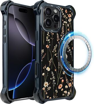OEM Funda Ibizu Dropguard Ultra Para Iphone 16 Pro Max Con Magsafe, Pastel Bloom, Midnight Garden