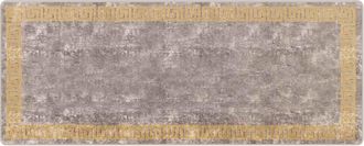 vidaXL Pasillo De Alfombra Marsa Gris Y Dorado 100 X 250 Cm Vidaxl