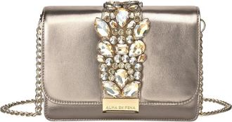 Alma En Pena Alma EN Pena, Tassen, Dames, Geel, ONE Size, Jewel schoudertas