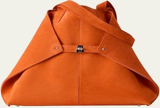 Akris Ai Medium Suede Tote Bag