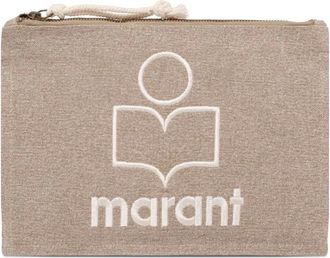 Isabel Marant Netia wallet - women - Fabric - One Size - Brown