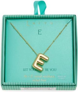 Leith 3D Initial Pendant Necklace in E- Gold at Nordstrom Rack