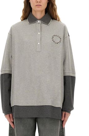 Stella McCartney Polo Shirt STELLA MCCARTNEY Woman color Grey
