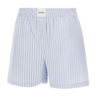 The Attico Short Shorts, female, Blue, Size: XS Boxer-Style Shorts