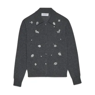 Ermanno Scervino Dames, Truien, Grijs, Maat: XS Wol