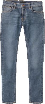 Nudie Jeans Tight Terry - Heren - Slim Fit Jeans - Blauw - W34 - Katoen - Jeans