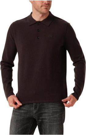 Butcher of Blue Clifden Mock Turtleneck - Heren - Polos - Bruin - 3XL - Tops