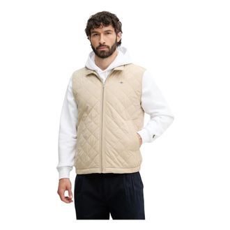 GANT Chaleco cortavientos acolchado - Jackets - Hombre - Beige - 2XL