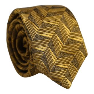 Dolce & Gabbana Nektie - Heren - Accessoires - Geel - Maat: ONE Size Zijde
