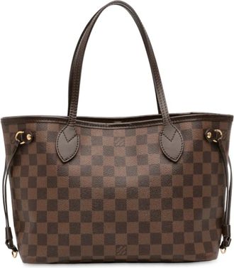 Louis Vuitton 2017 Damier Ebene Neverfull PM tote bag - Brown