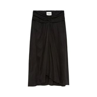 Isabel Marant Flowing Satin Midi Skirt