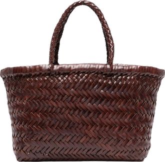 Dragon Diffusion Mini Flat Gora Tote Bag with Intricate Weaving