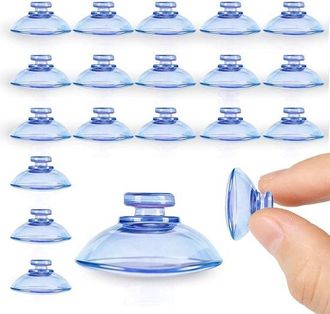 OEM 25 Ventosas De Pl&aacute;stico Transparente, Ventosa De 30 Mm Para Vidrio, Succi&oacute;n Fuerte, Impermeables, Reutilizables, Ventanas, Ba&ntilde;o, Escritorio