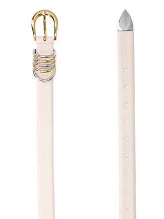 D&eacute;hanche Womens Belts White Leather
