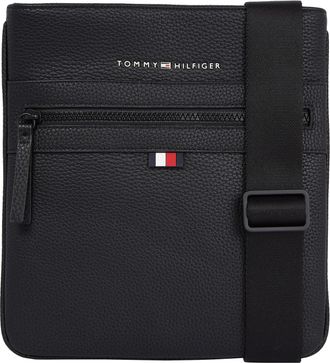 Tommy Hilfiger Umh&auml;ngetasche TOMMY HILFIGER Essential, Herren, Gr. B/H/T: 24cm x 25cm x 4cm, schwarz, Lederimitat, Taschen Umh&auml;ngetasche, in schlichter Optik