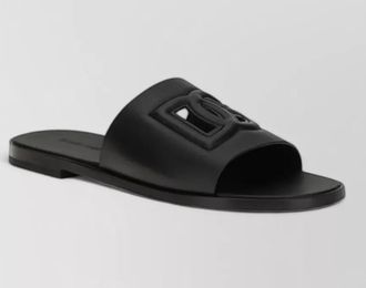 Dolce & Gabbana leather slides