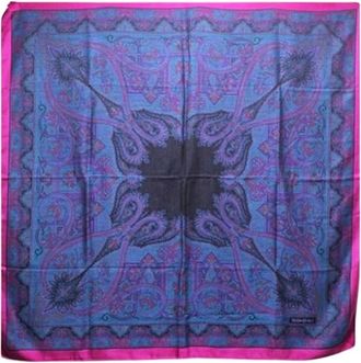 Saint Laurent Pre-owned Scarves, female, Multicolor, Size: ONE SIZE Pre-owned Stole