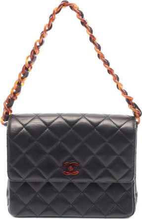 Chanel Borsa a mano matelassé anni 90 - Nero