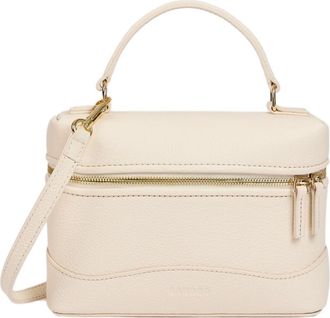 Sandro Grained leather Tangolino bag in Ecru at Nordstrom, Size Medium