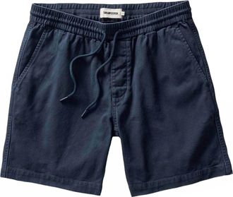 Taylor Stitch Mens Apres Pull-On Short In Navy