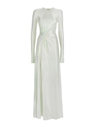 Victoria Beckham Twist Waist Long Dress