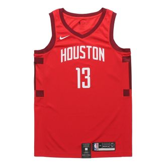 Nike Earned Edition NBA limited Sports Basketball Jersey SW Fan Edition Rockets 13 Red BQ1161-658