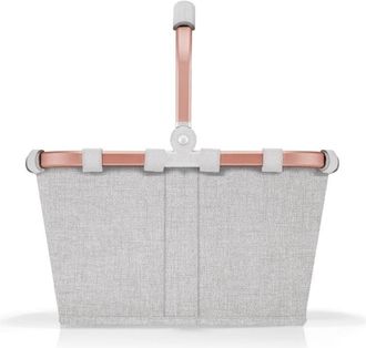 Reisenthel Einkaufskorb REISENTHEL Carrybag, Damen, rosa (grau, rosa), Polyester, Einkaufsk&ouml;rbe Einkaufskorb