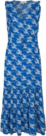 Lollys Laundry Maxi Jurken - Dames - Maxi kleedjes - Blauw - M - Kleedjes
