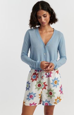 Chinti and Parker Air Pure Cashmere Cardigan in Sky Blue at Nordstrom, Size X-Small